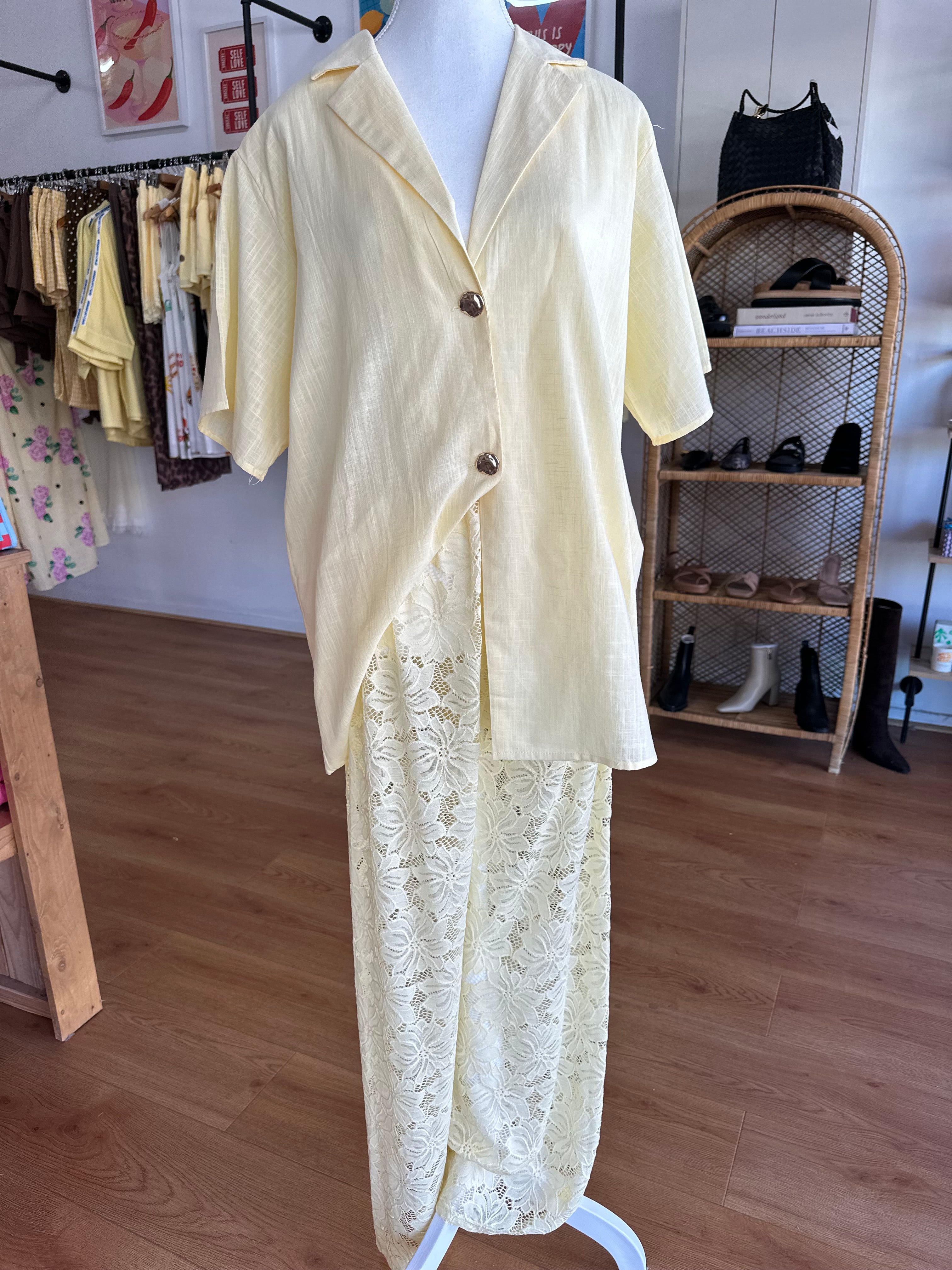 Belle Lace Pant Set | Butter