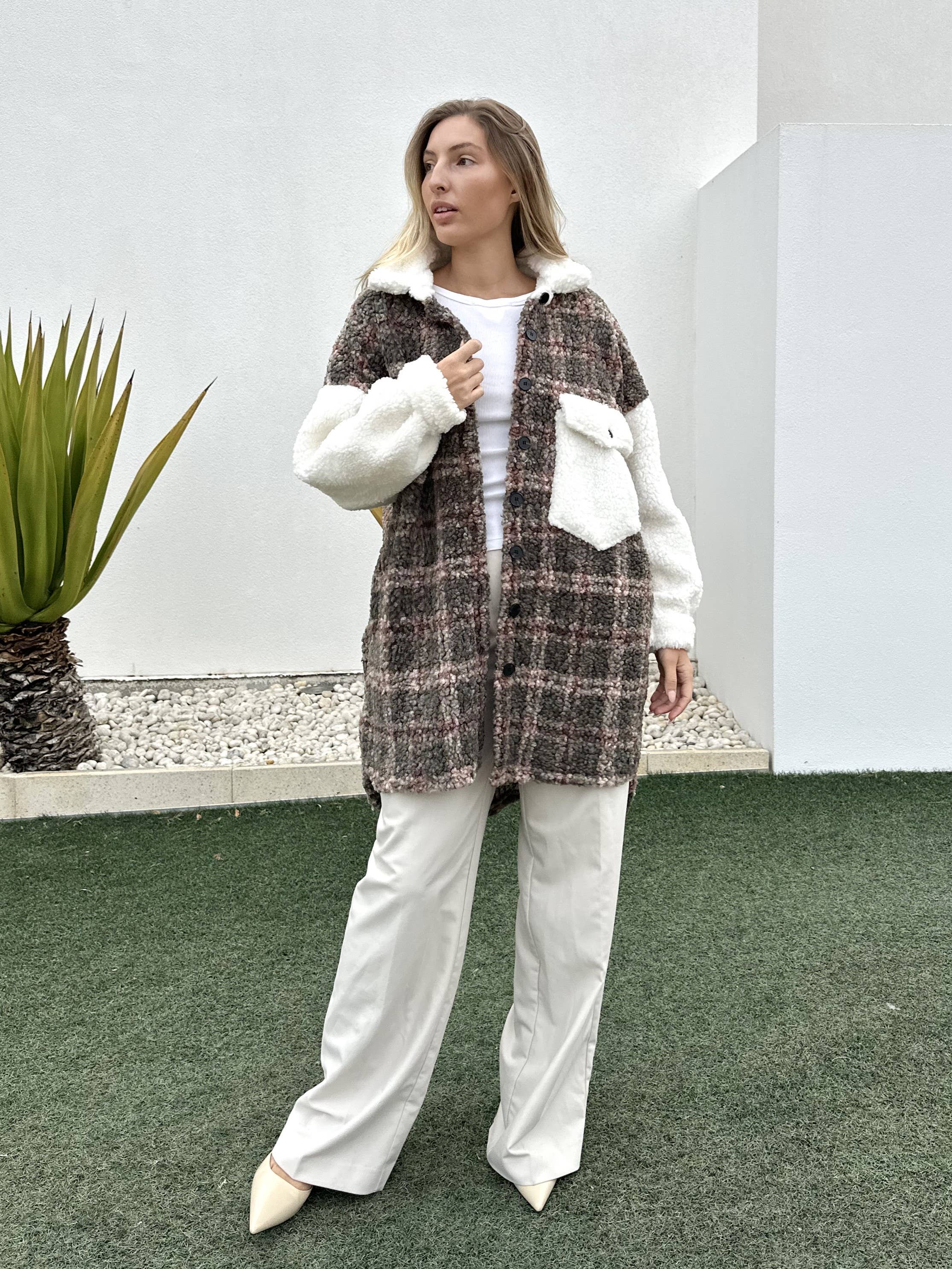 Seven Zero Four Shacket | Mocha
