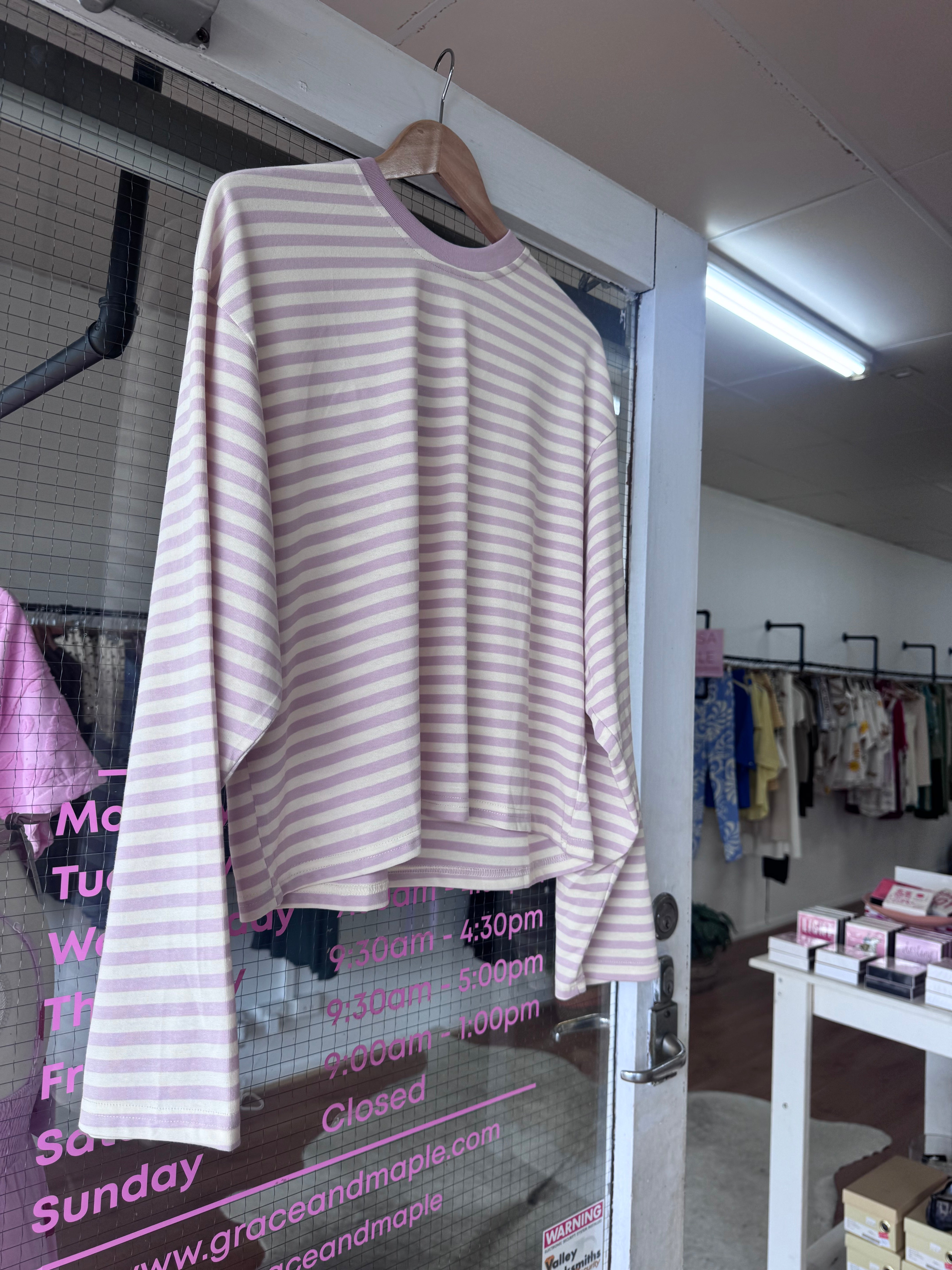 Long Sleeve Top | Pink