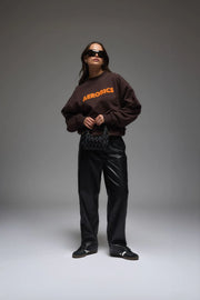 Aerobics Sweatshirt Espresso