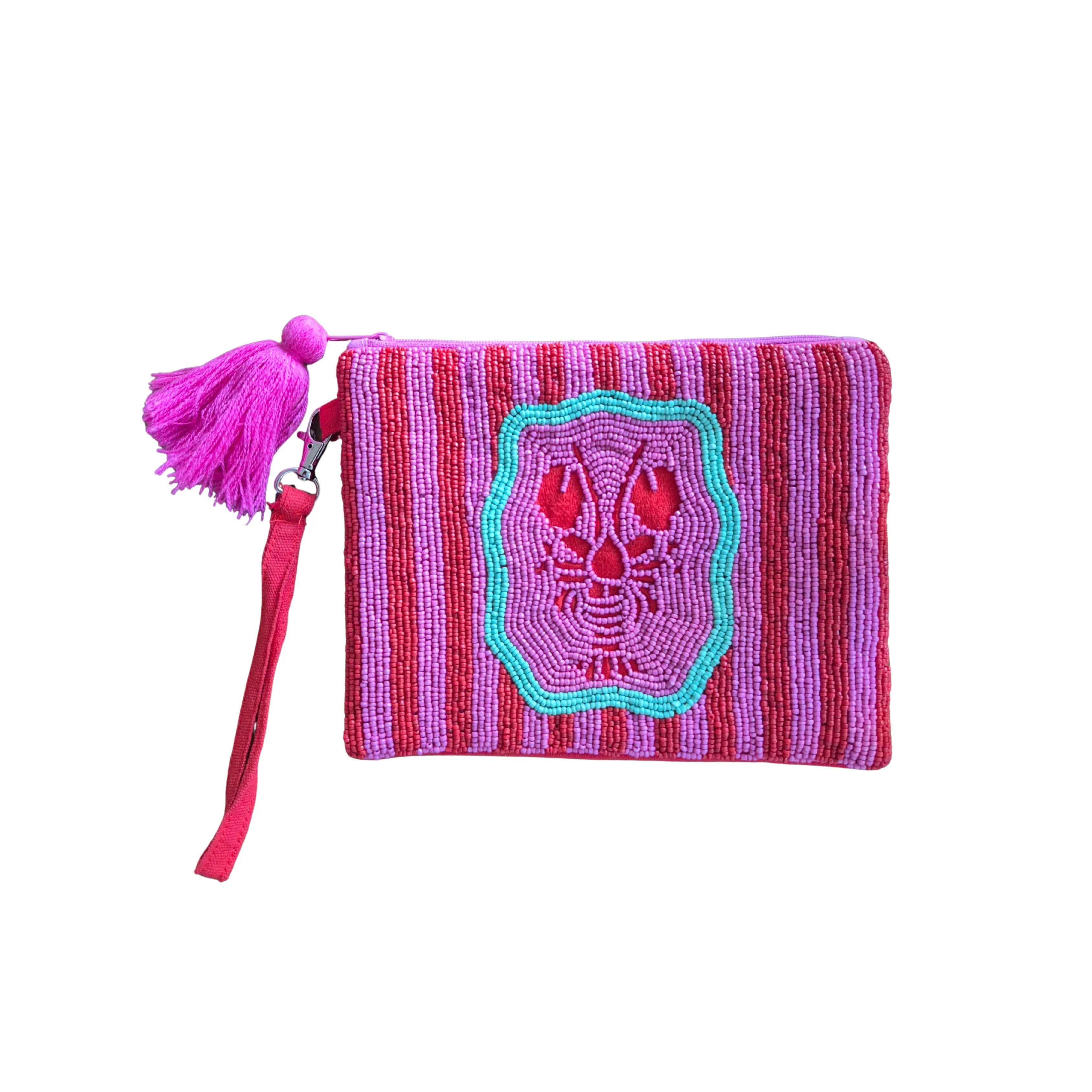 Zoda Beaded Lobster Purse