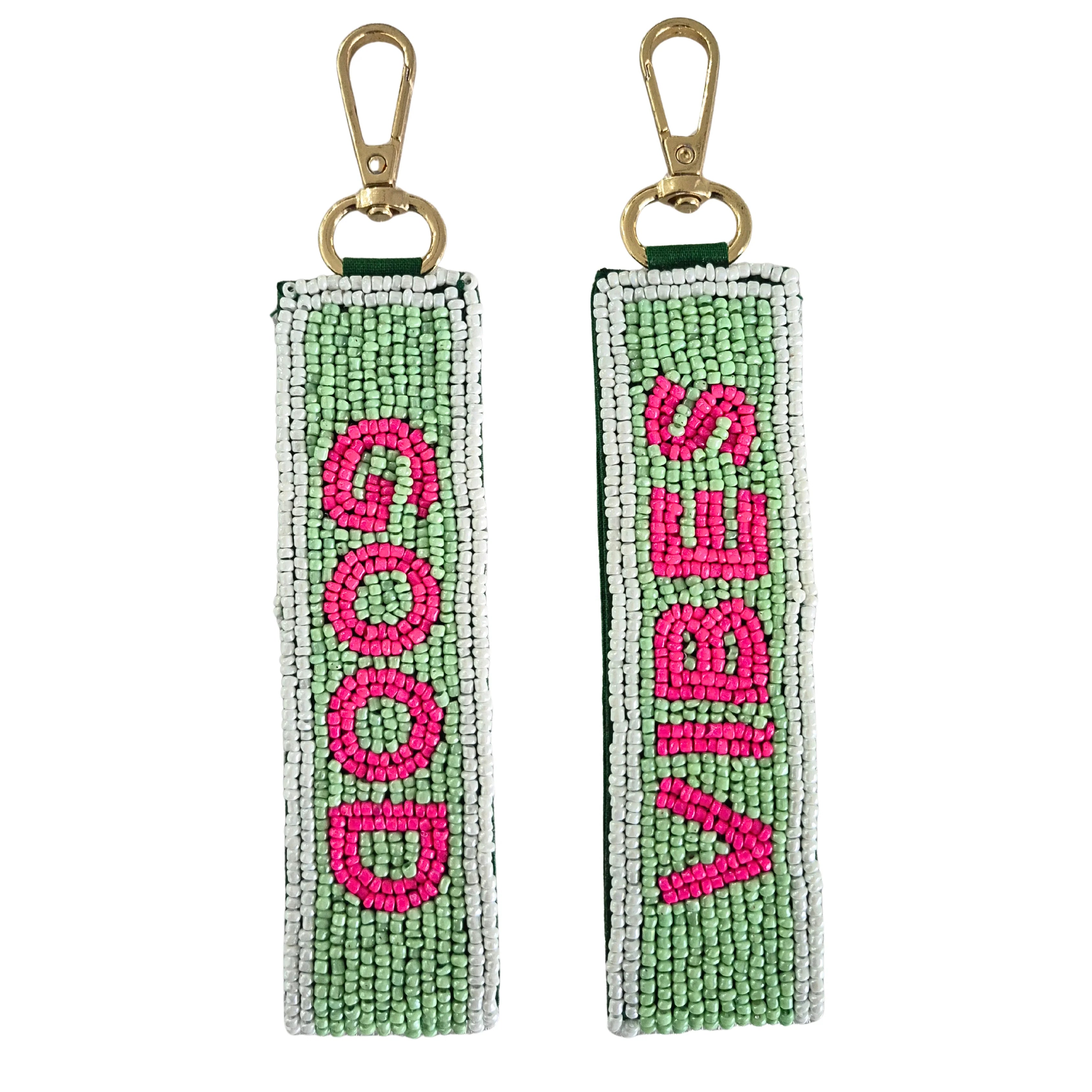 Zoda Beaded Keychain | Good Vibes