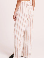 Nude Lucy - Aisha Linen Pants in Amber Stripe