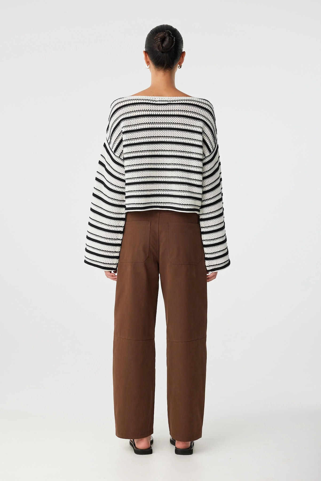 Maisie Sweater | Cream & Black
