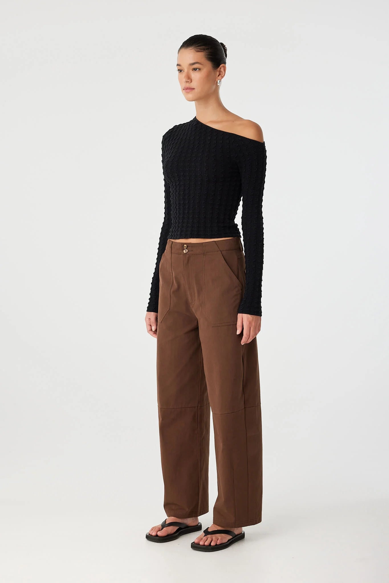 Sedona Long Sleeve Top | Black