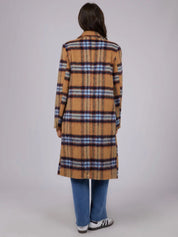 Aubrey Check Coat