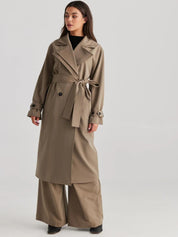 Aurora Trench Coat | Pebble