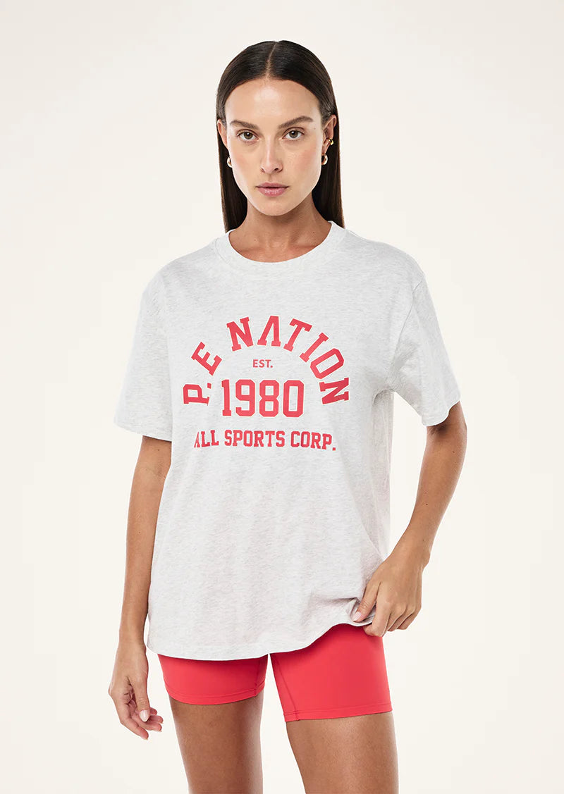 Backspin Tee | Grey Maple