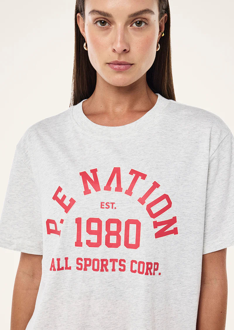 Backspin Tee | Grey Maple