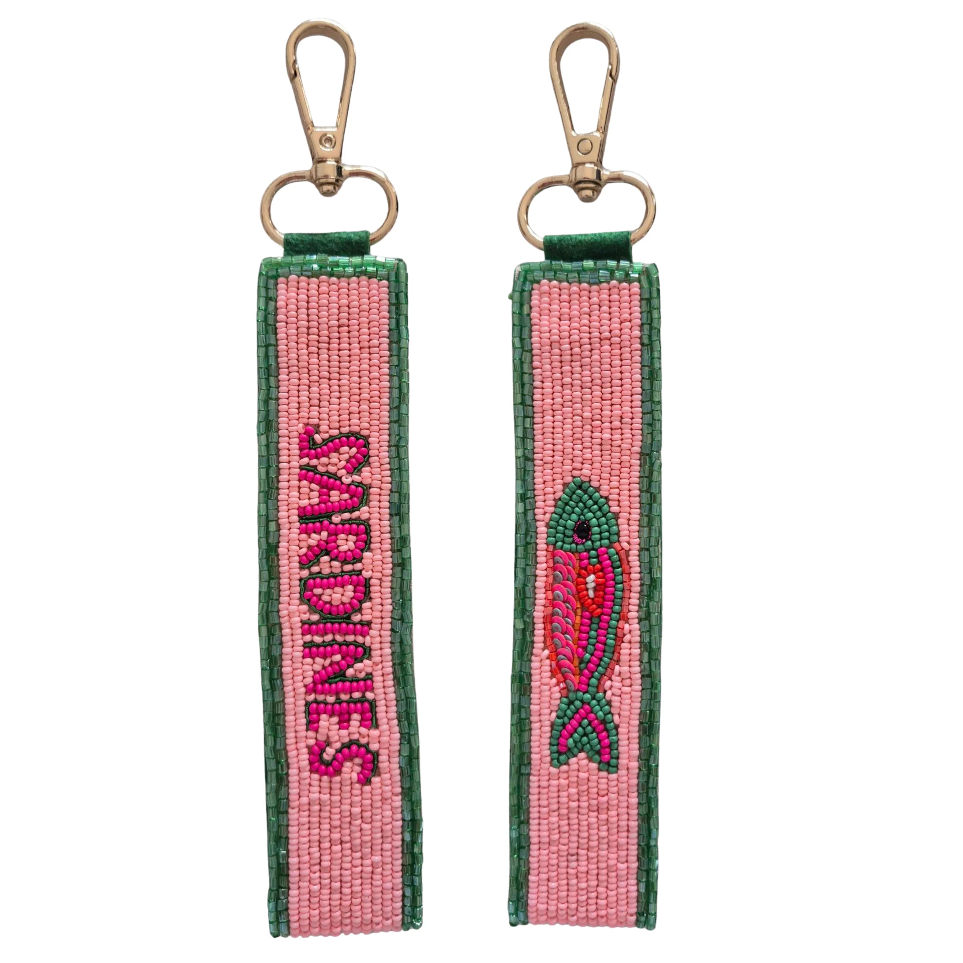 Beaded Keychain - Sardines