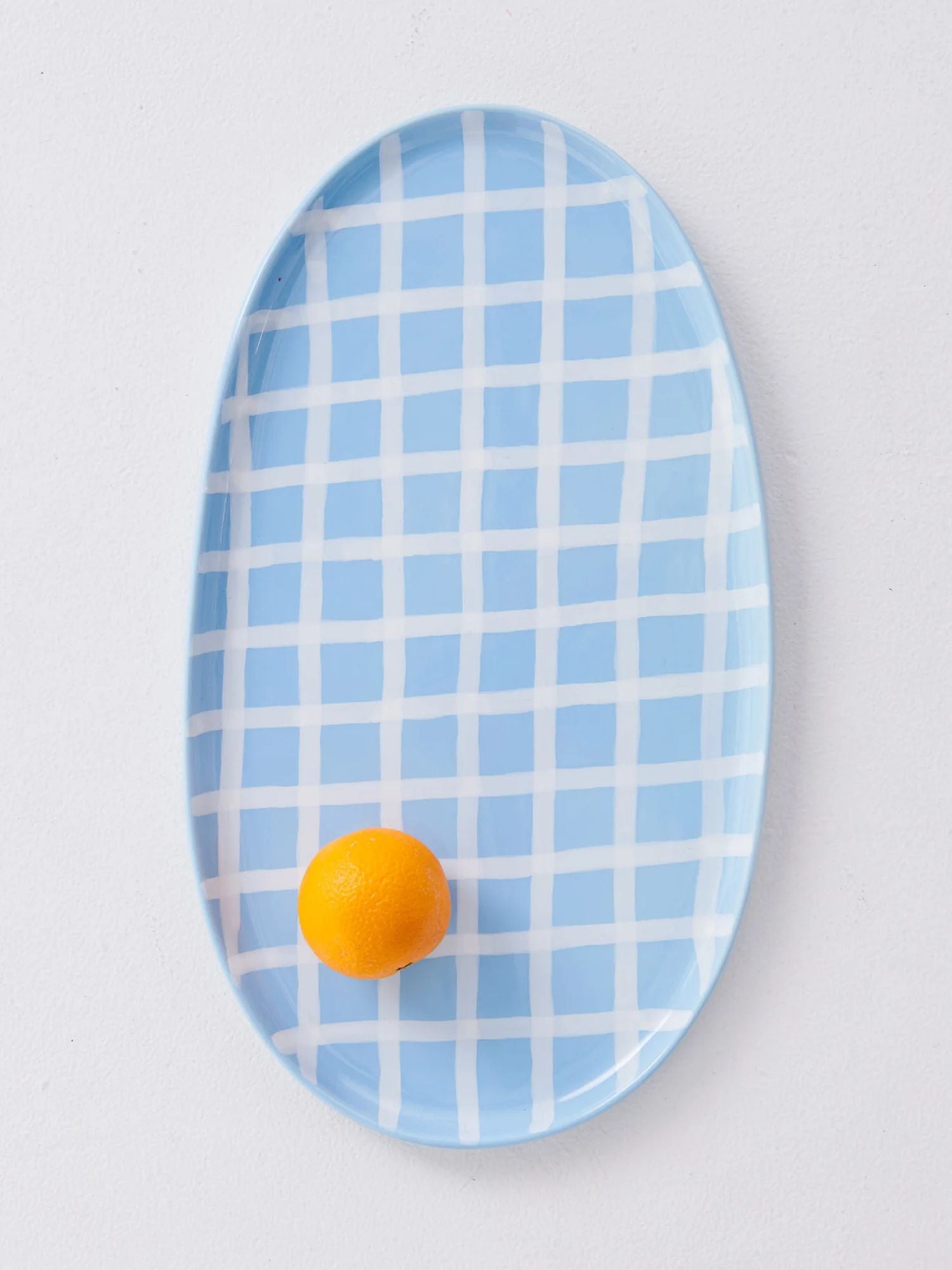 Kip & Co - Blue Bird Tartan Platter
