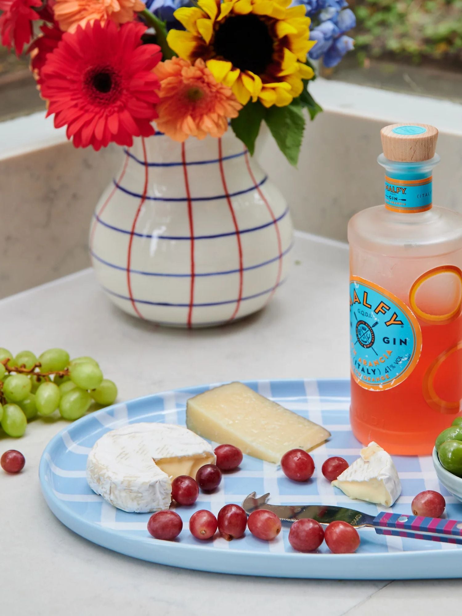 Kip & Co - Blue Bird Tartan Platter