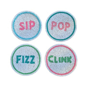 Beaded Coaster Set of 4 - Fizz