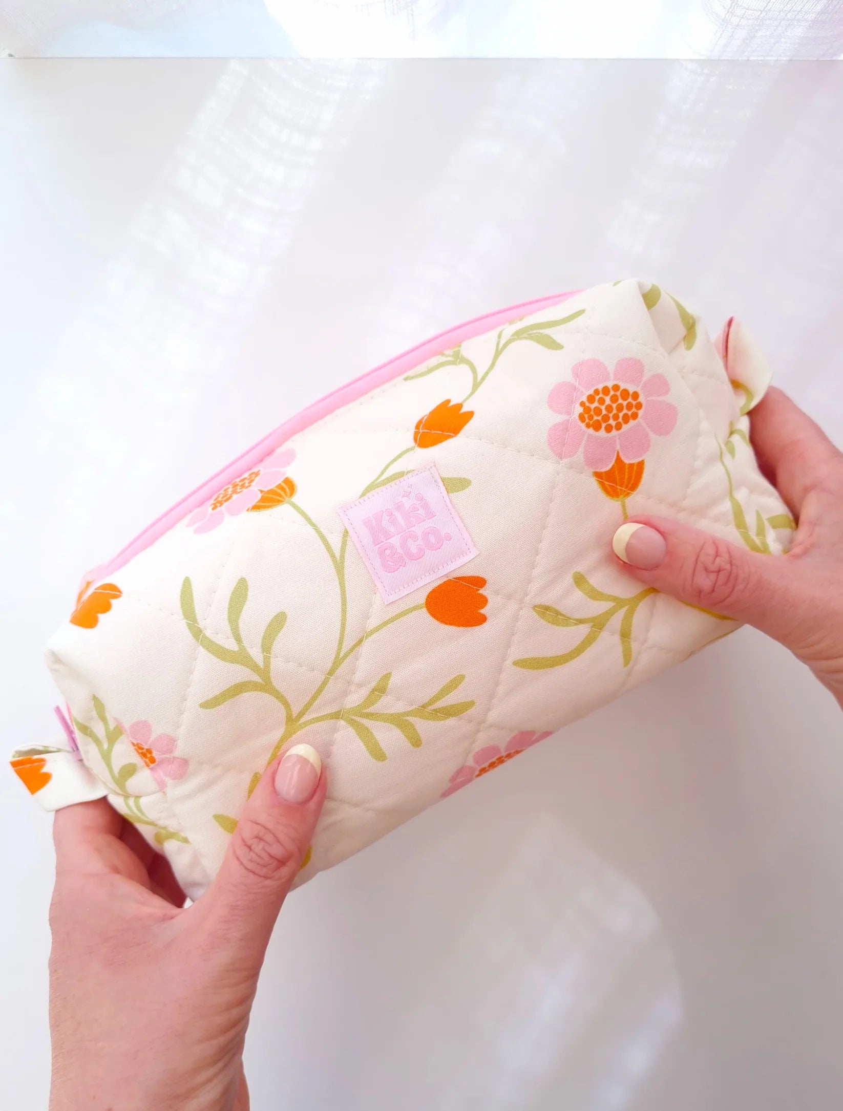 Quilted Makeup Bag | Willow Floral