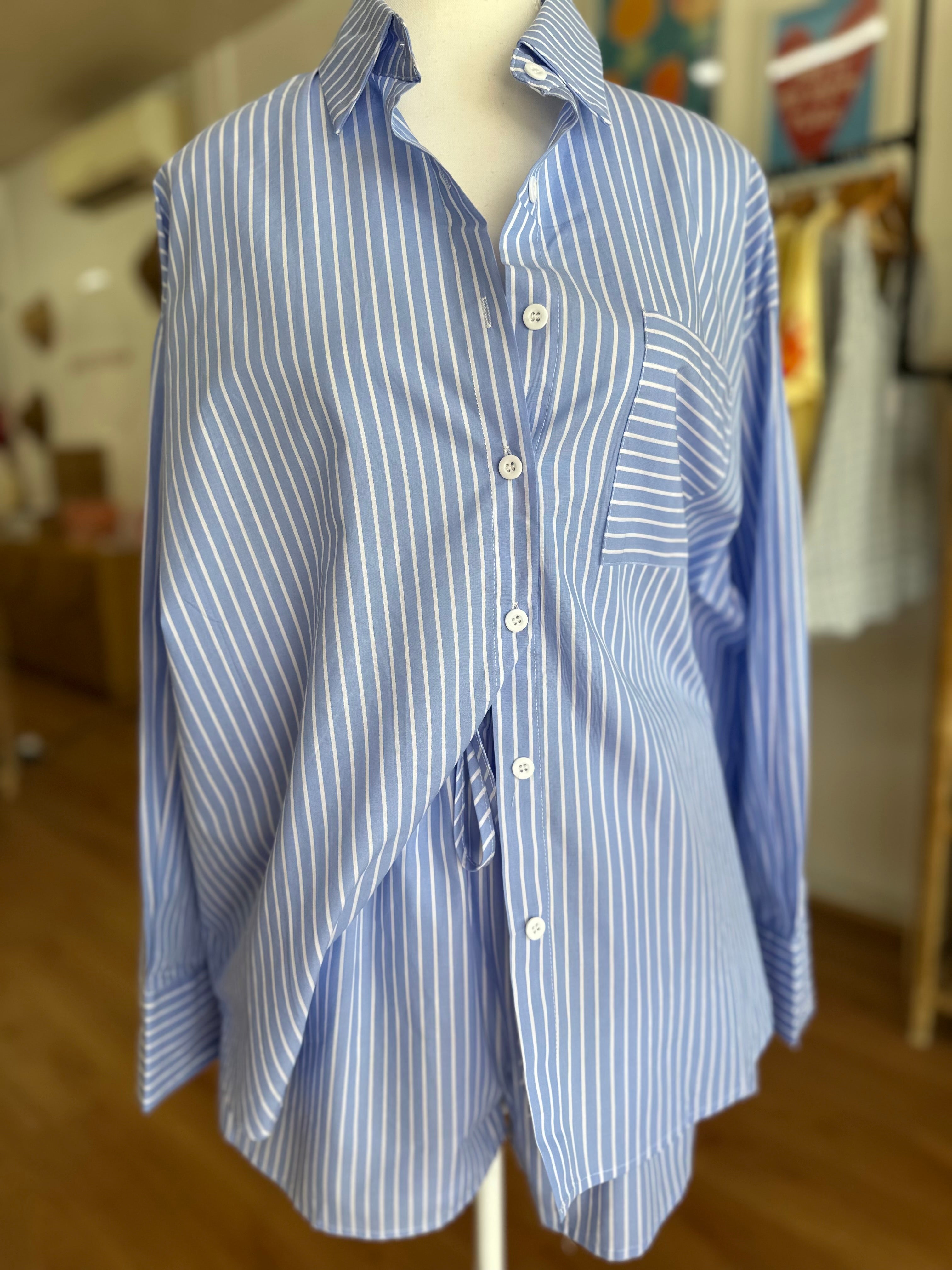 Blue Stripe Shirt