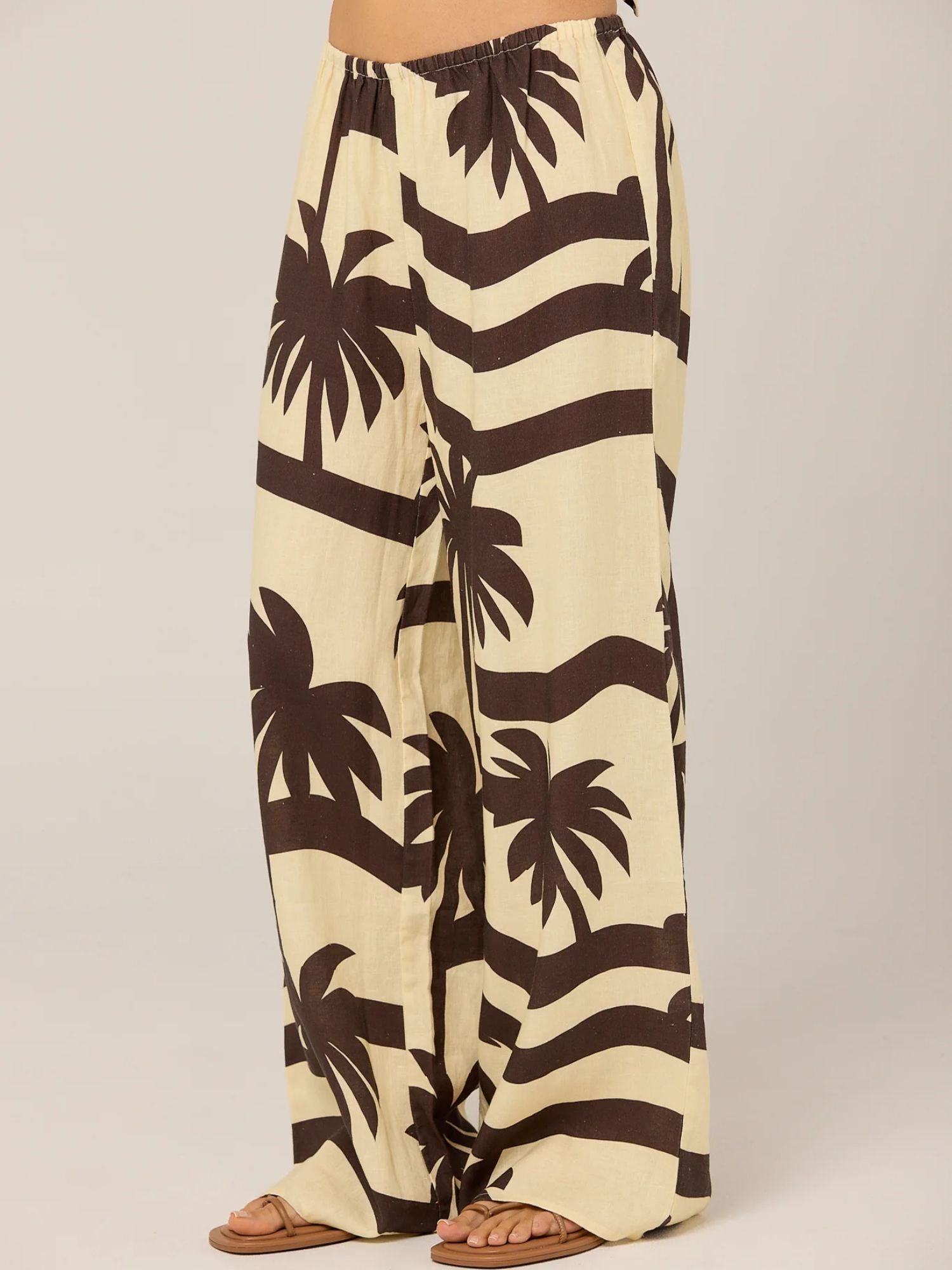 Pippa Ridley Catalina Pant | Cocoa Palma Print