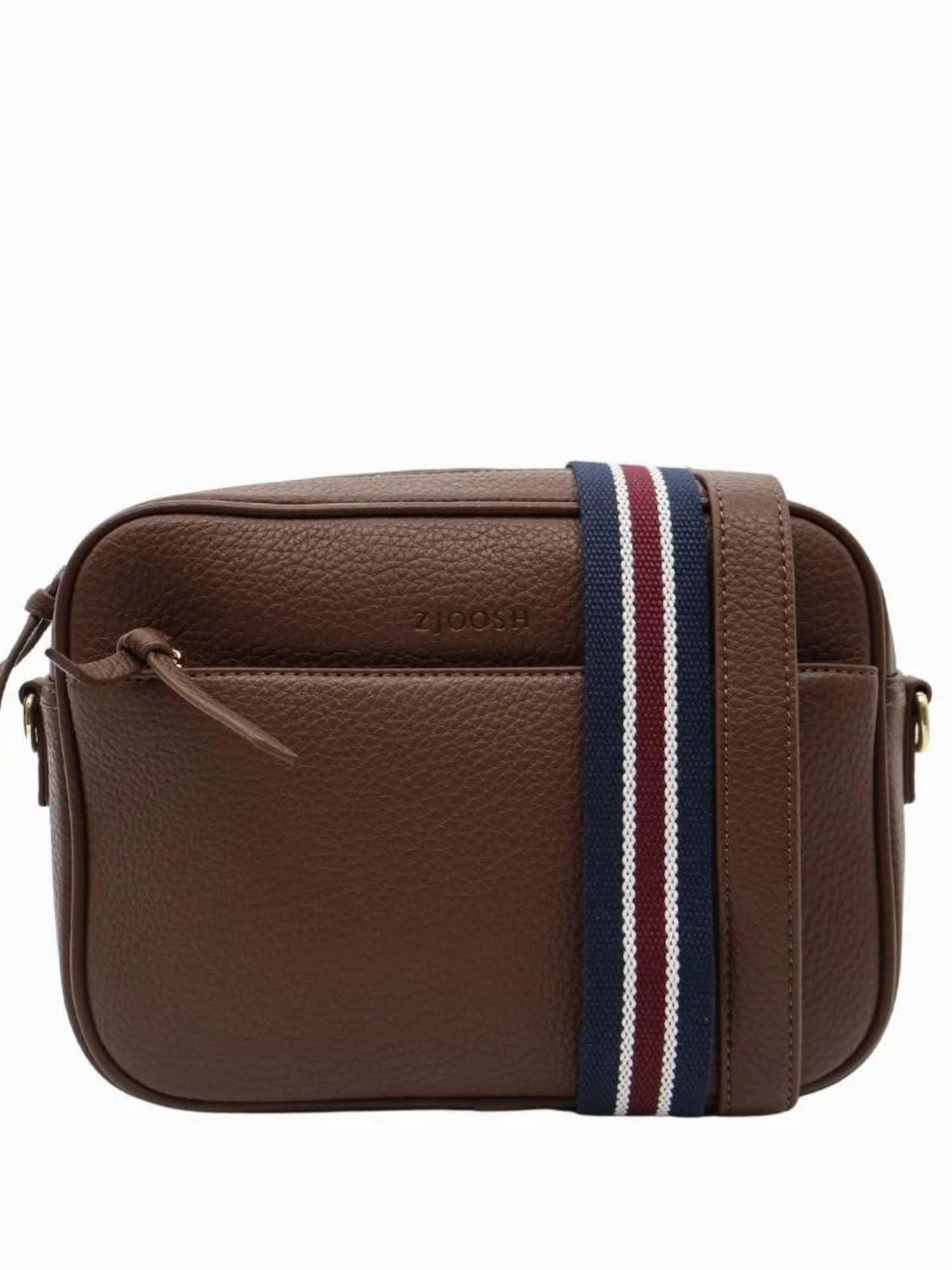 Zjoosh- Leah Cross Body Bag | Chocolate