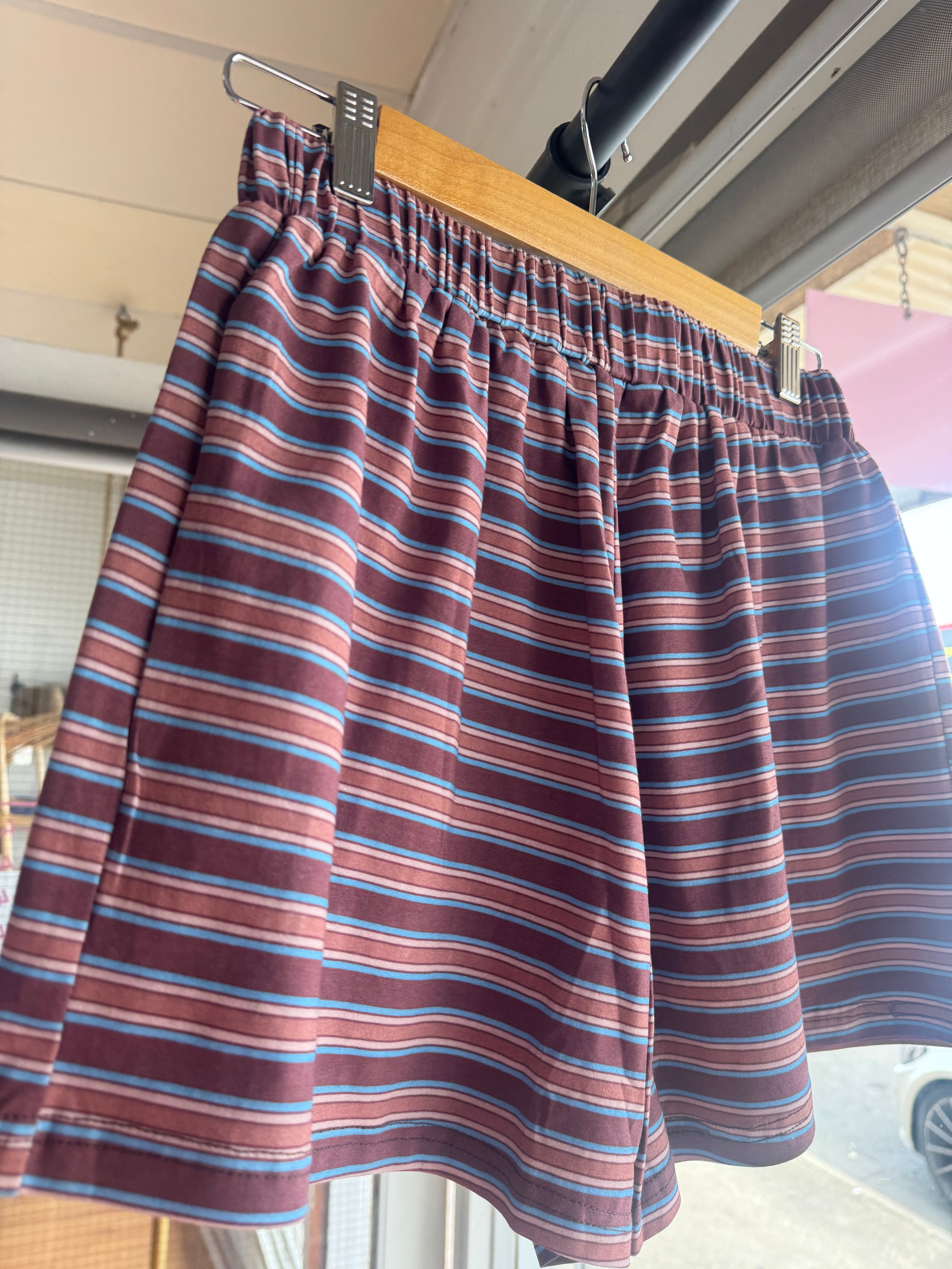 Chocolate Stripe Shorts