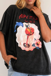 Aperol Spritz Tee | Black