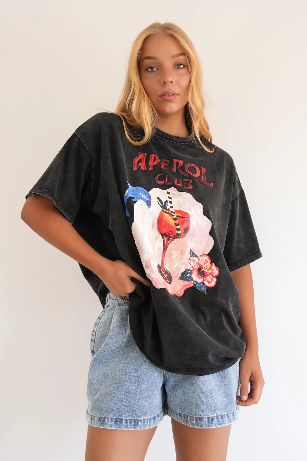 Aperol Spritz Tee | Black