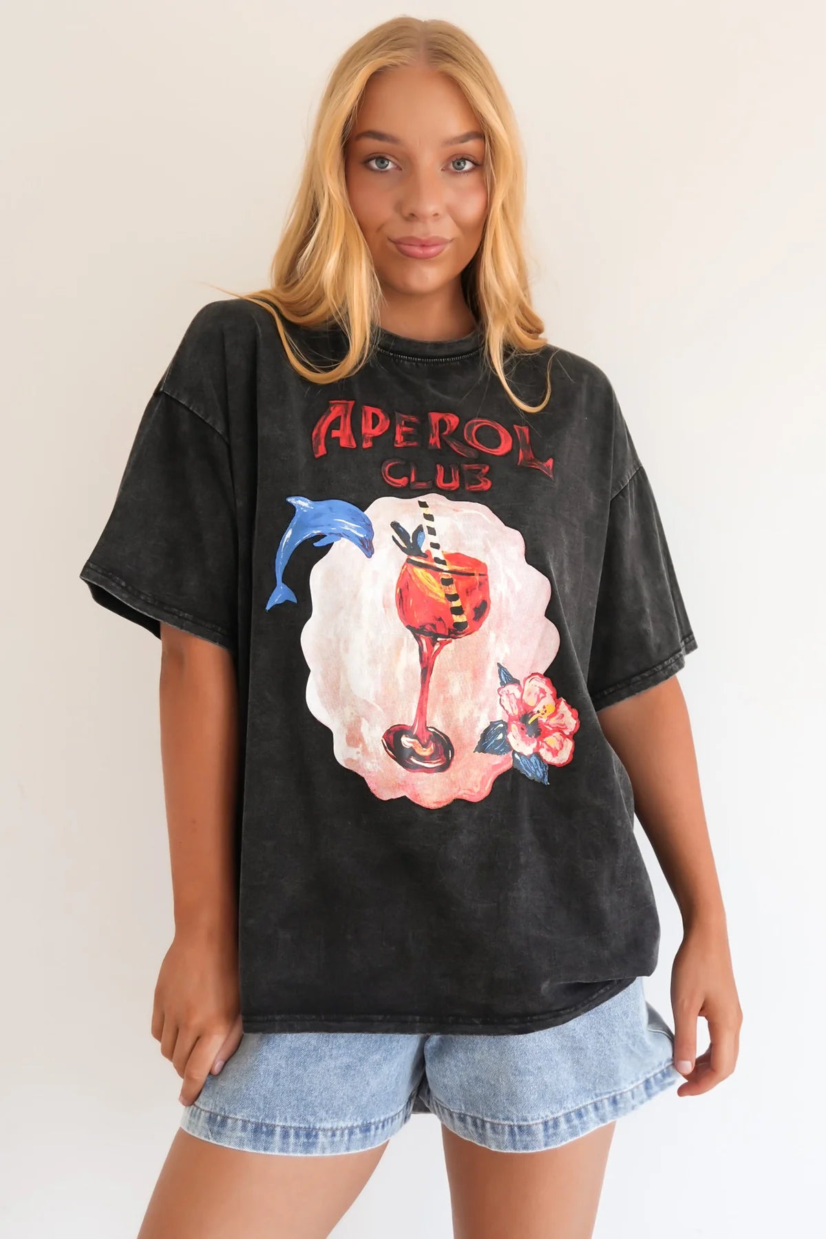 Aperol Spritz Tee | Black