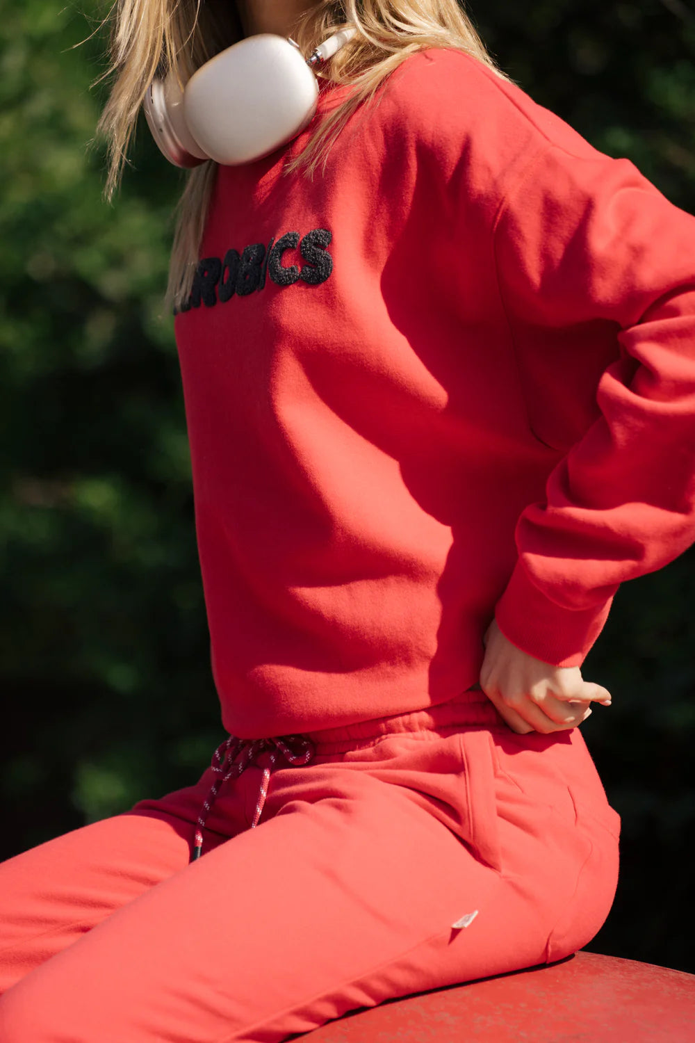 Aerobics Sweatshirt | Tulip Red