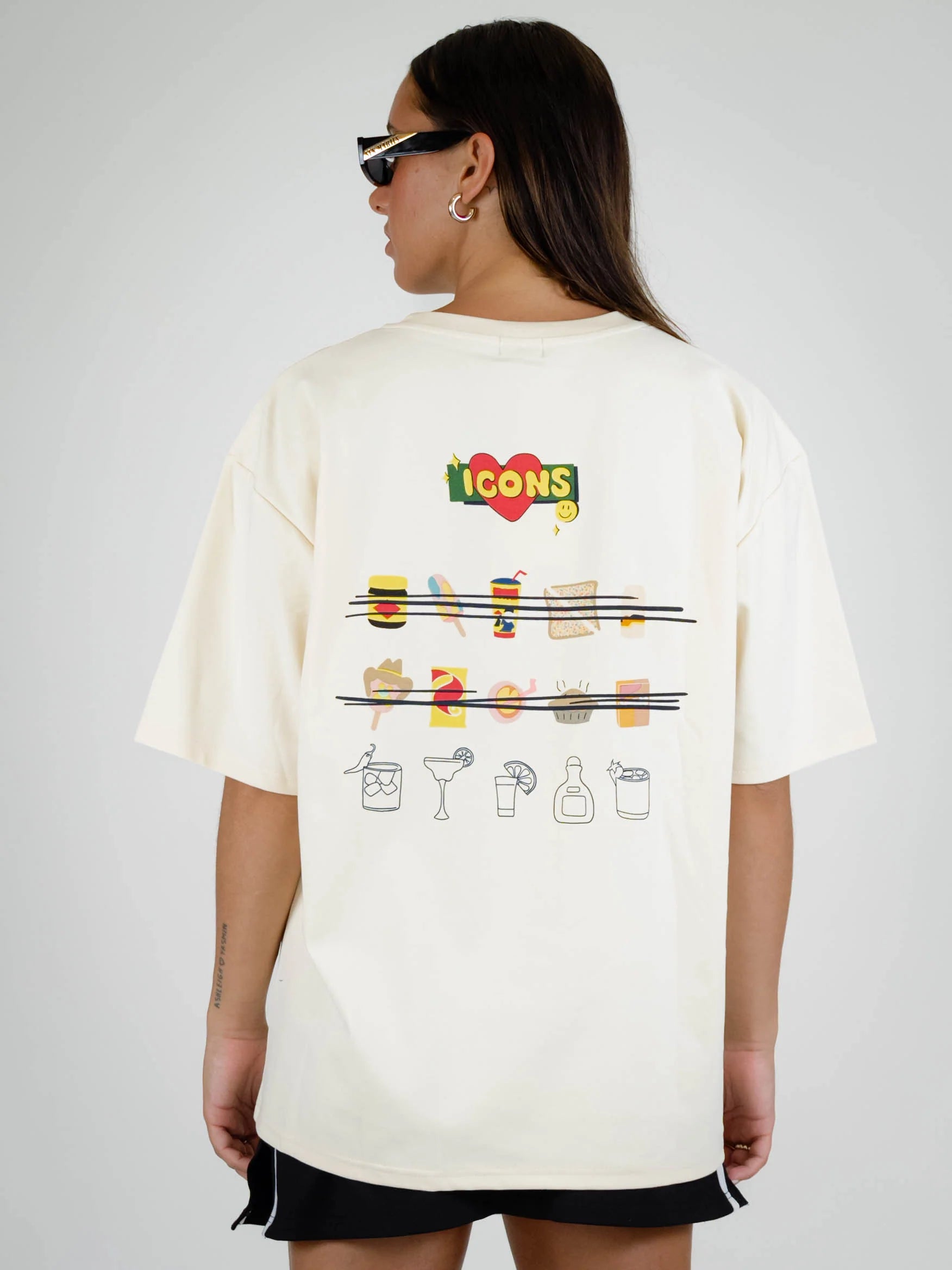 Icons Tee - Cream