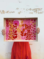 Florence Floral Large Tray