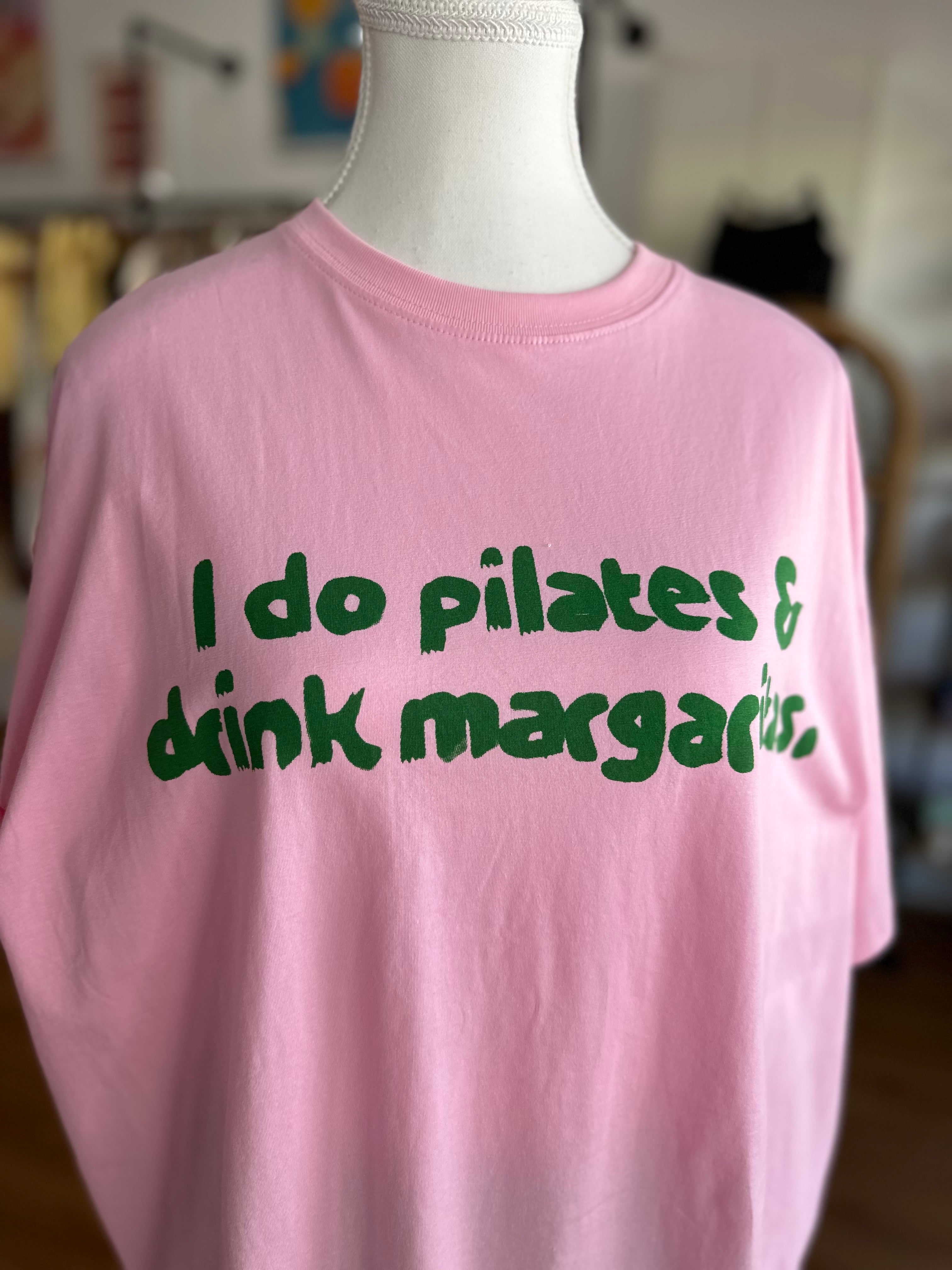 Pilates & Margarita Tee | Pink