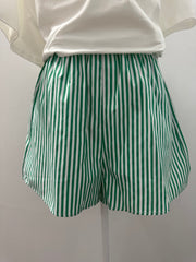 By Frankie - Green & White Stripe