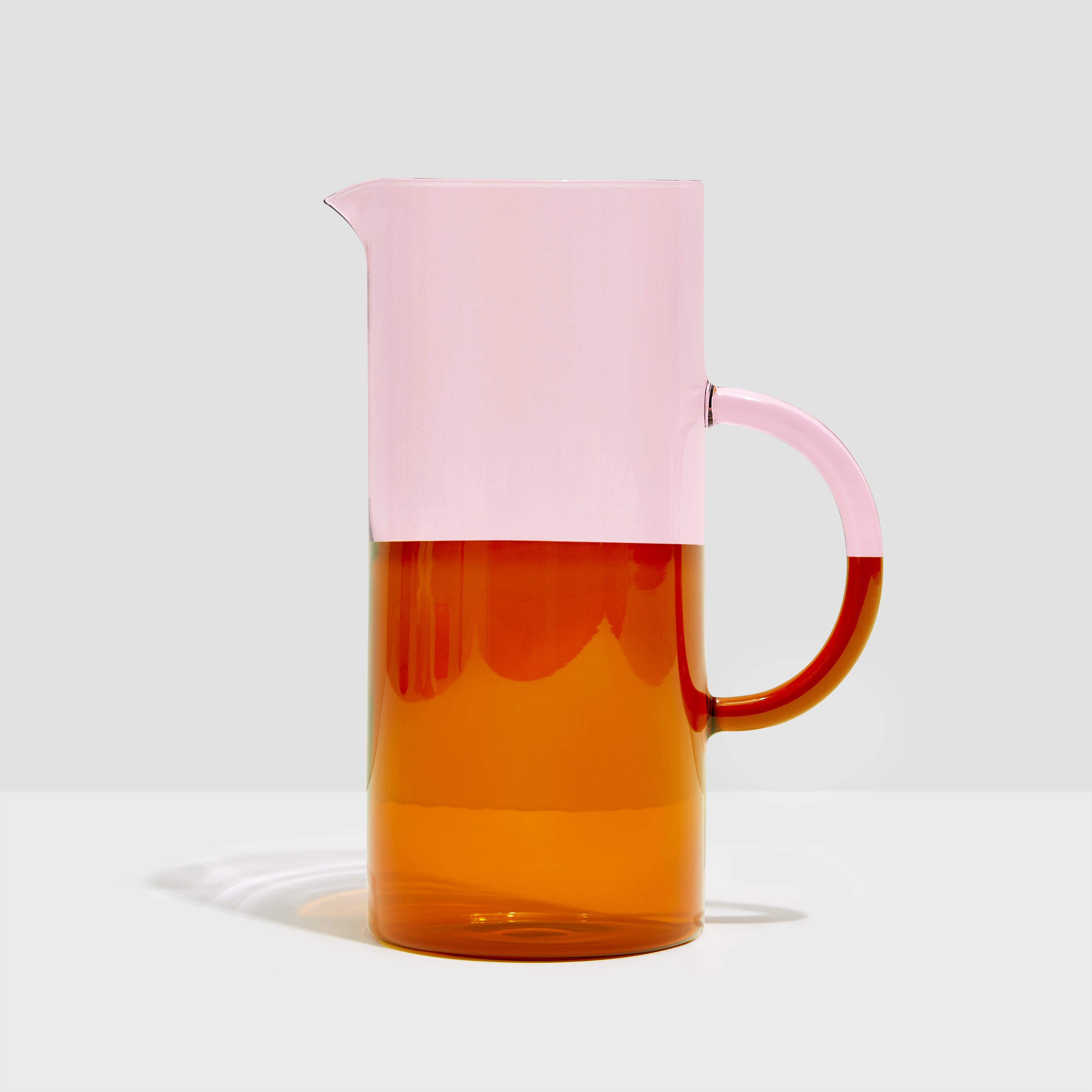 Two Tone Pitcher | Pink & Amber