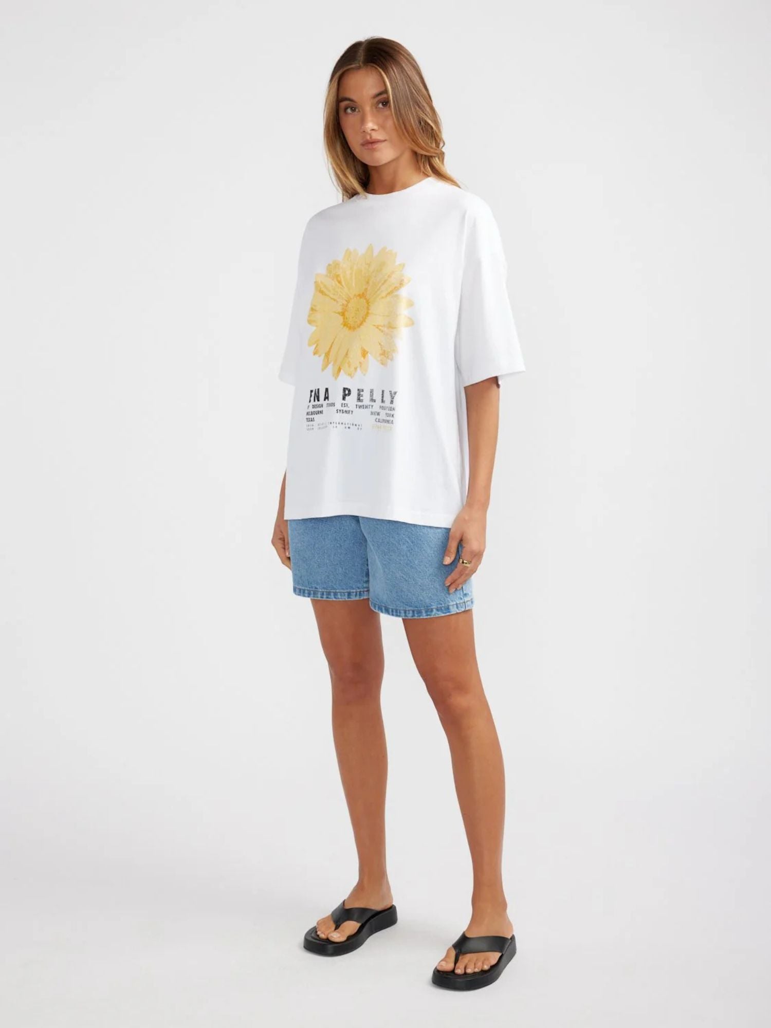 Ena Pelly - Flora Tee | White