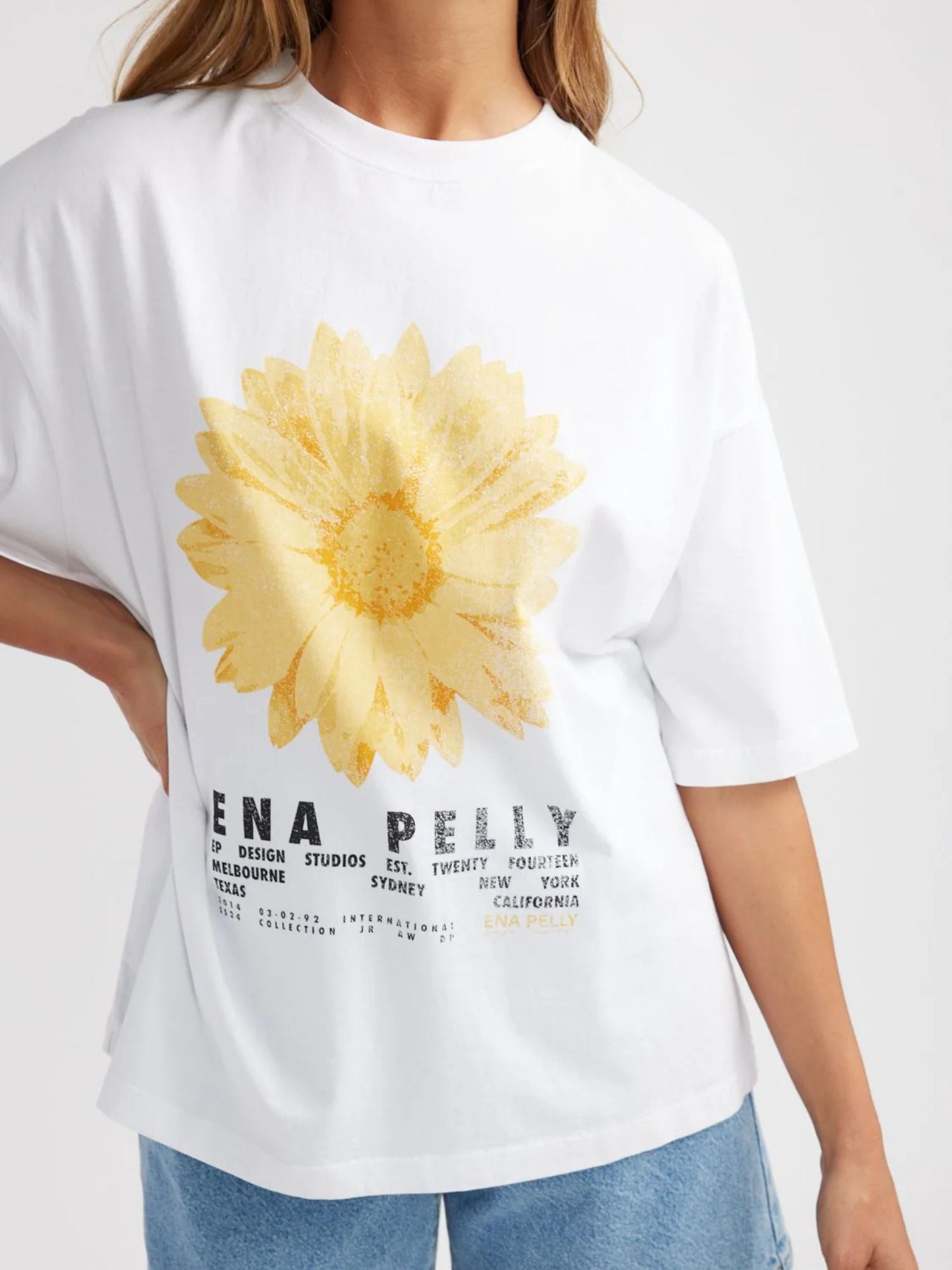 Ena Pelly - Flora Tee | White