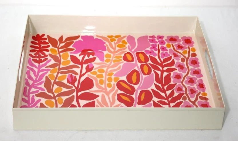 Florence Floral Large Tray