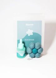 Grace & James Bloom Collection Felt Air Freshener  | Geranium & Sea Moss