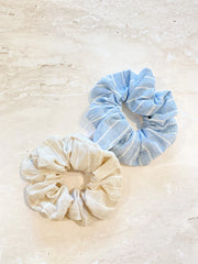 Oatly Linen Scunchie Pack