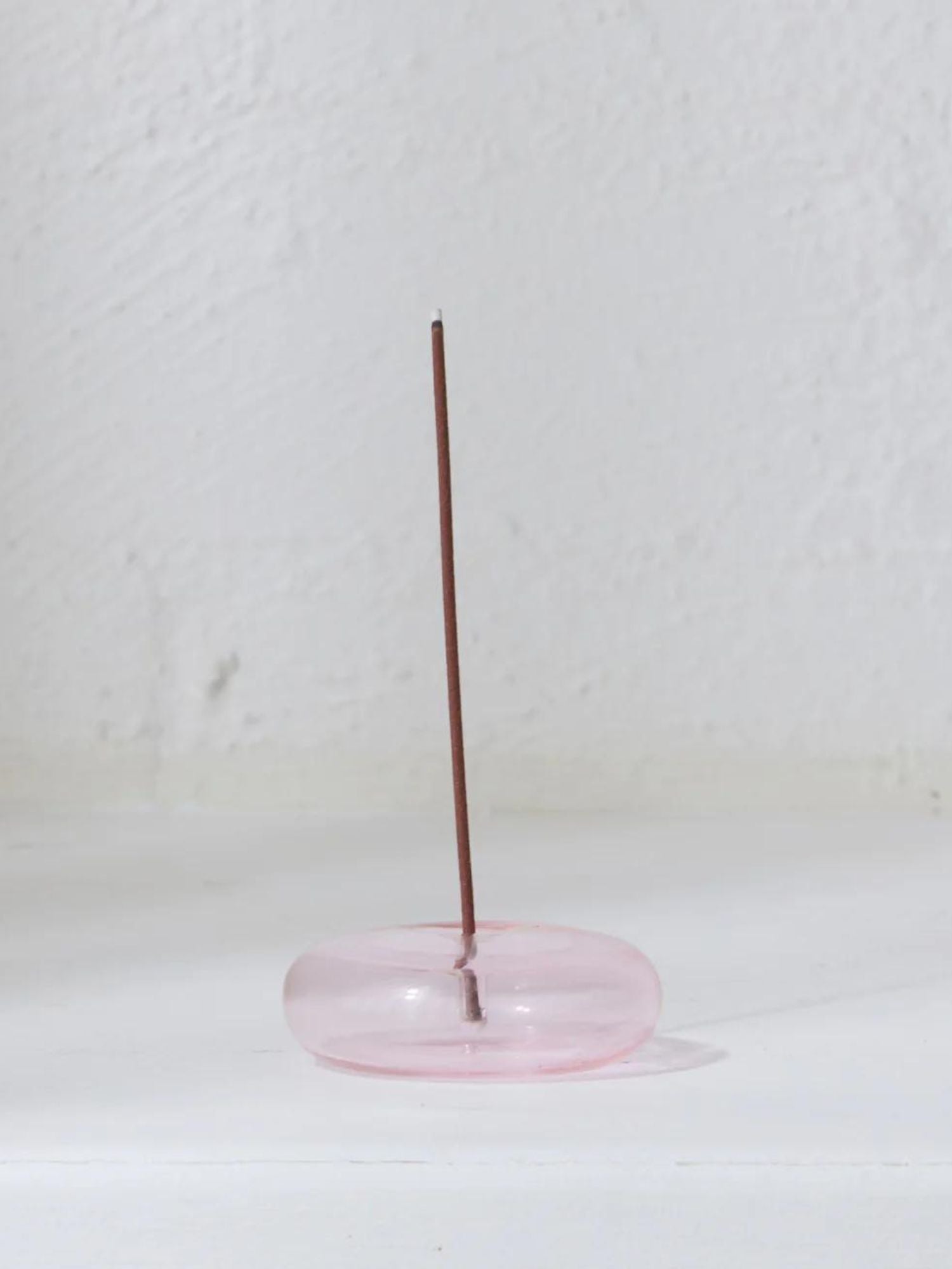 Glass Vessel Incense Holder | Pink