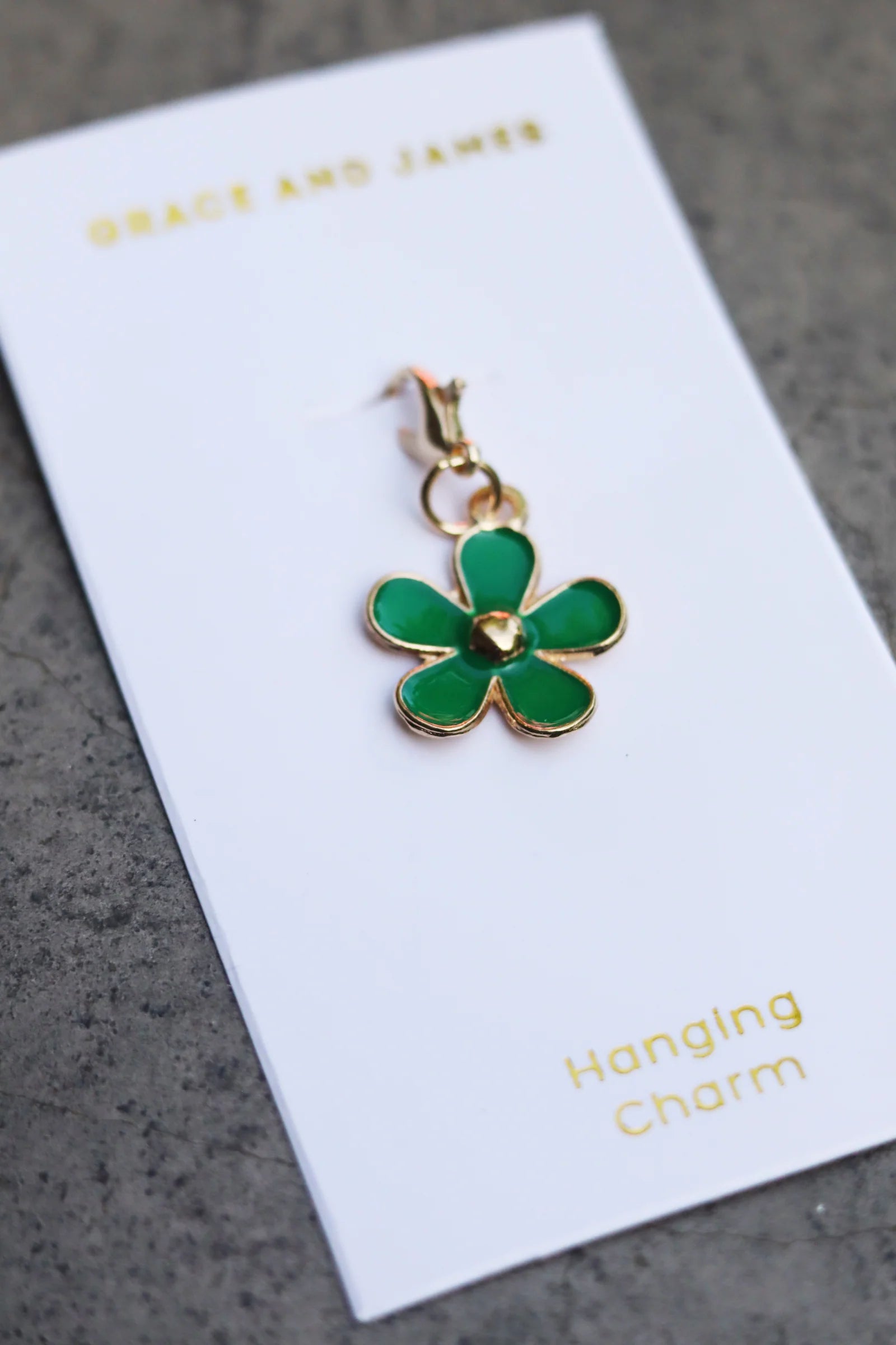 Grace & James Flower Charm