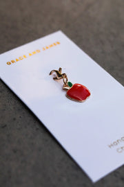 Grace & James Apple Charm