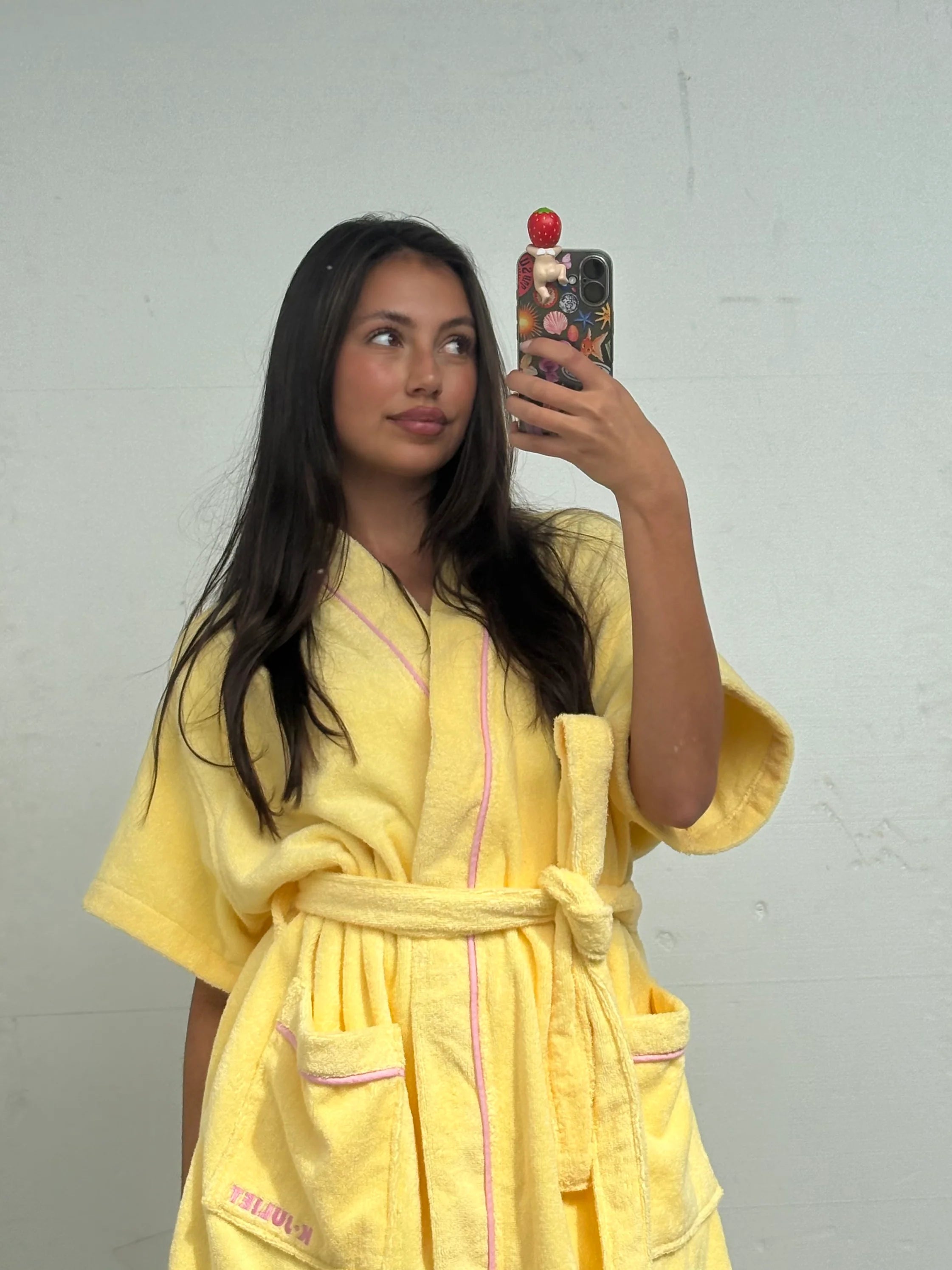 K-JULIET | Yellow W/ Pink Piping