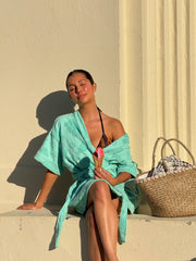 Mint Cotton Beach & Bathrobe