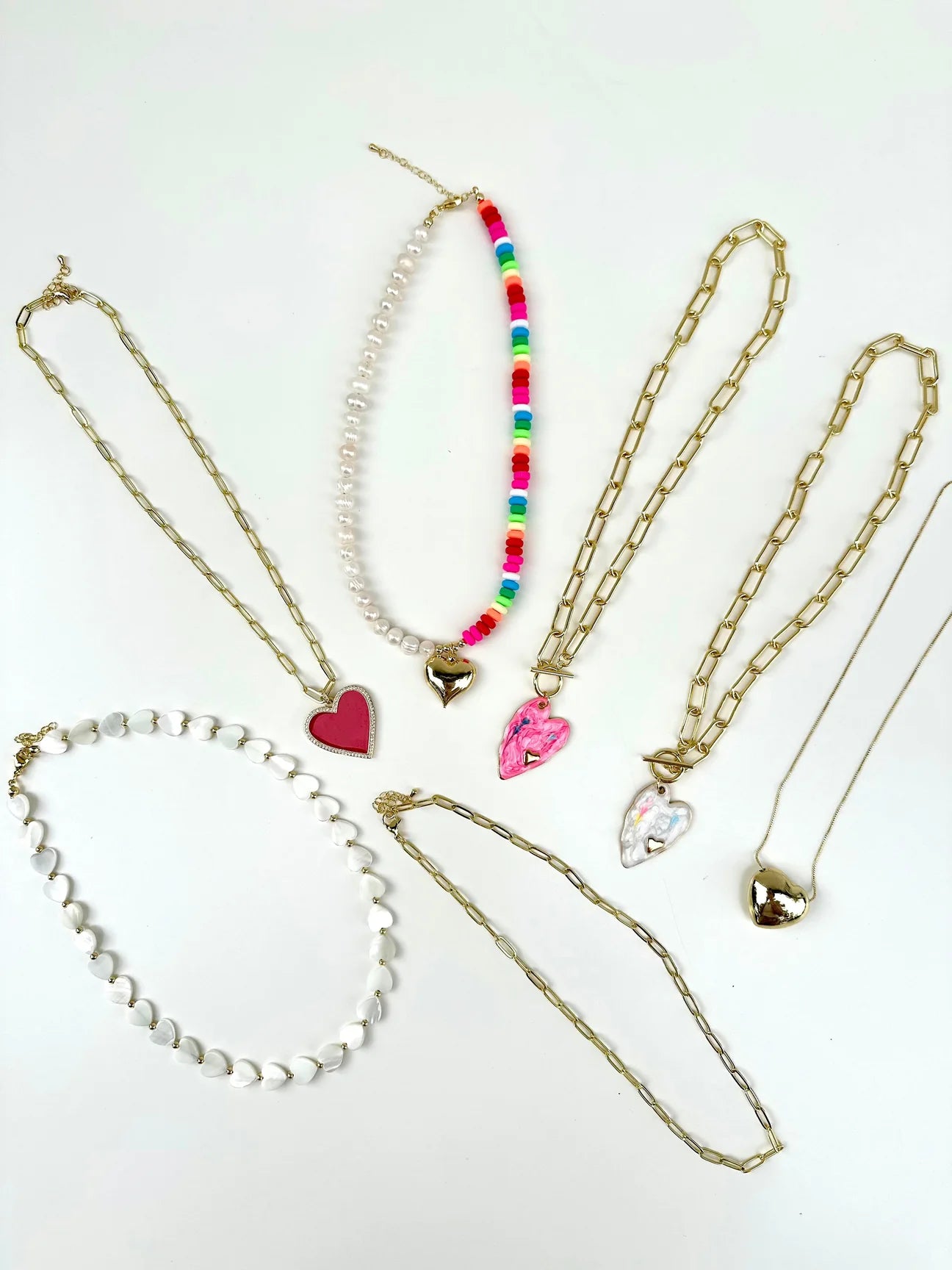 Lizey Red Heart Necklace