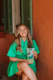 Green Cotton Beach & Bathrobe