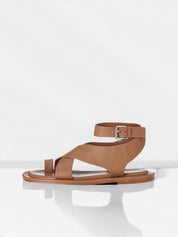 Kellie Sandal | Peacan Leather