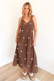 Kyanne Maxi Dress | Chocolate