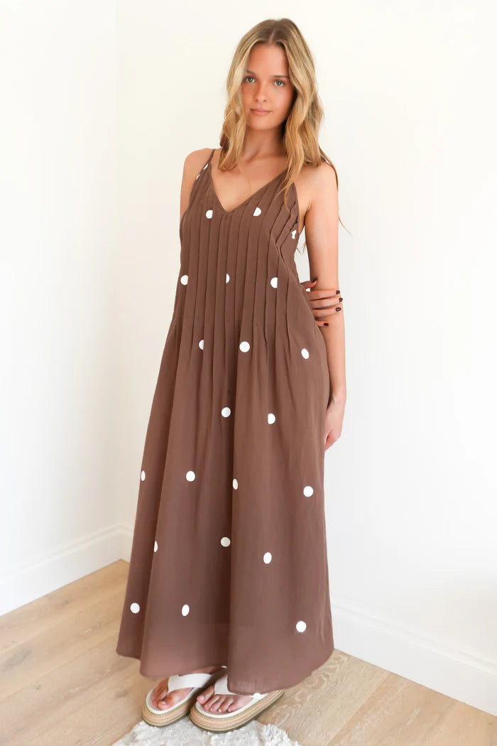 Kyanne Maxi Dress | Chocolate