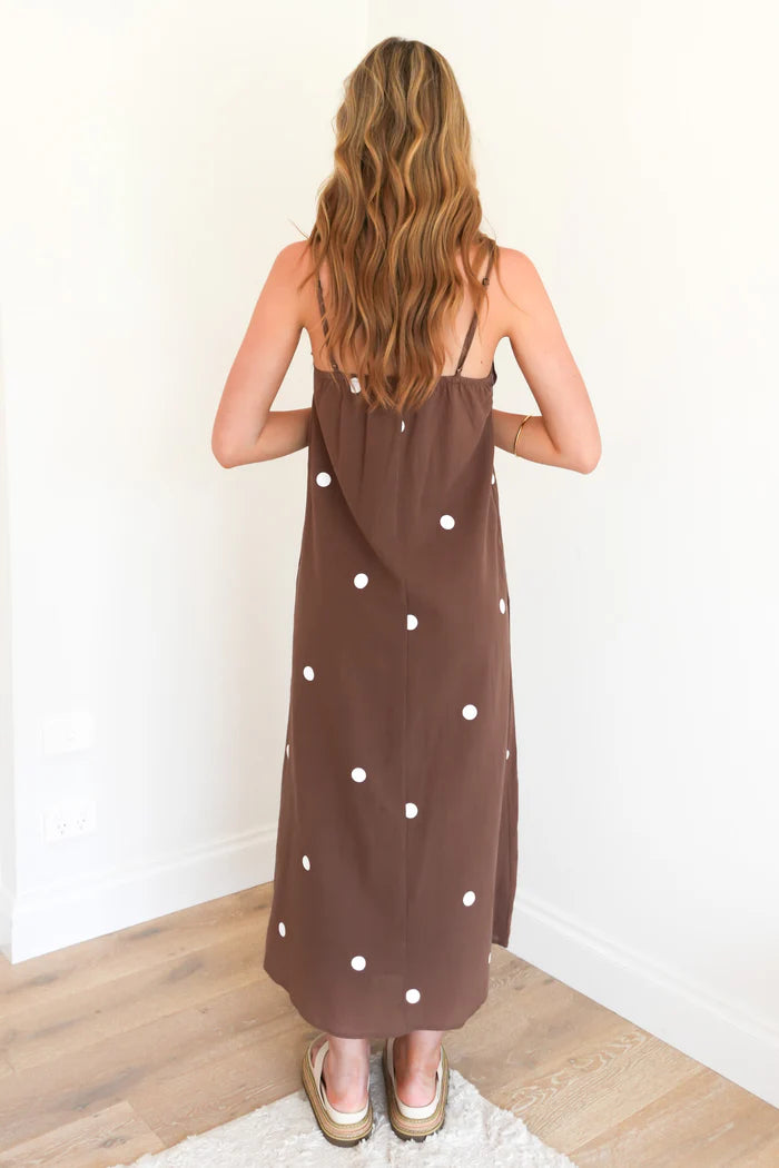 Kyanne Maxi Dress | Chocolate