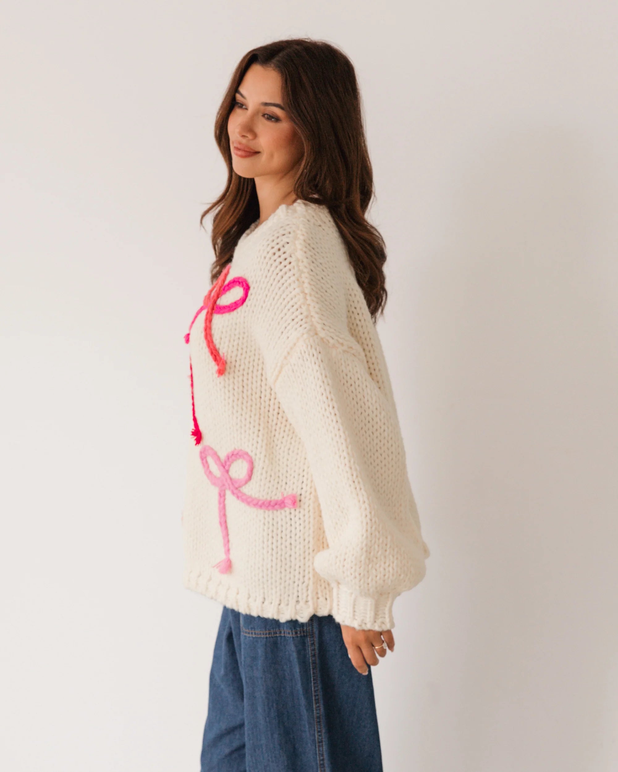 Bow Detailed Knit