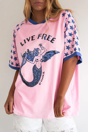 Live Free Mermaid Tee