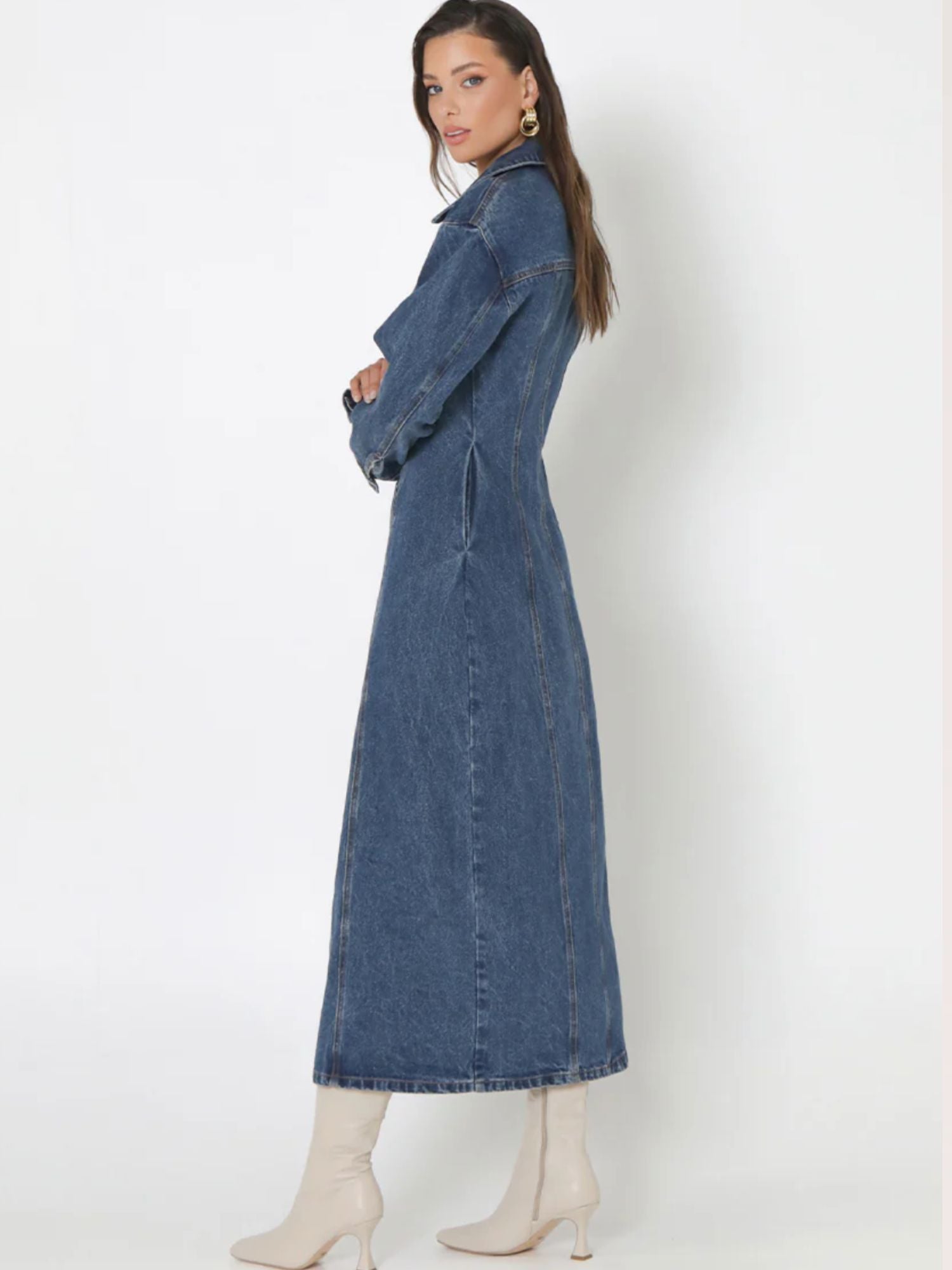 Luca Maxi Dress | Denim